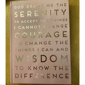 Note book with prayer